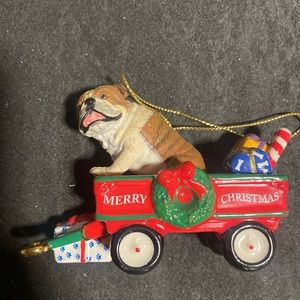 English Bulldog Christmas Ornament Danbury Mint 2011